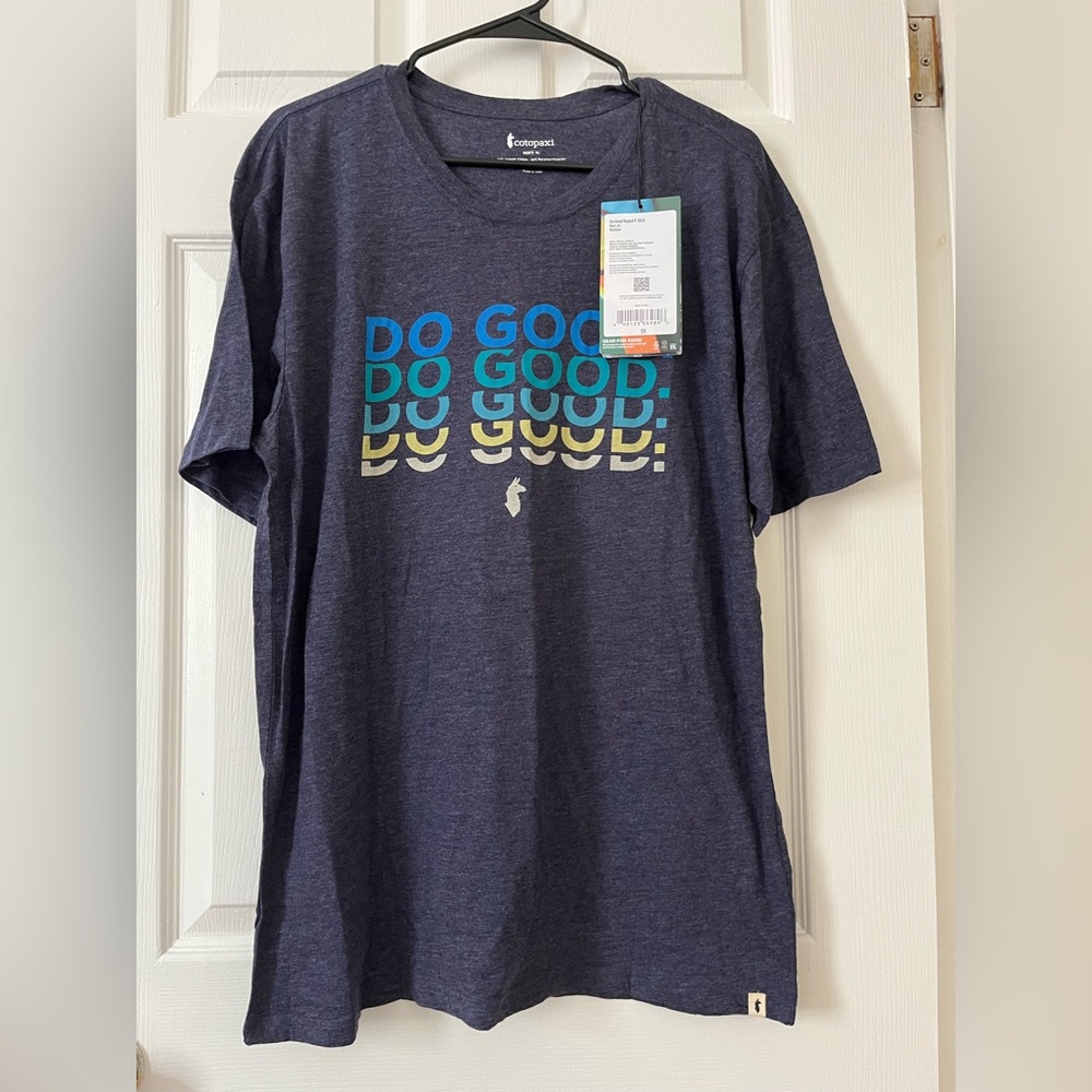 NWT Cotopaxi Do Good Repeat tshirt men’s XL